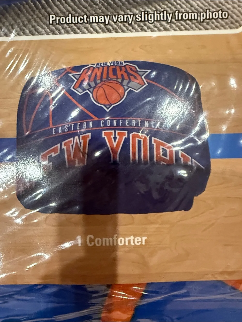 Northwest NBA Twin Comforter Set in Blue & Orange